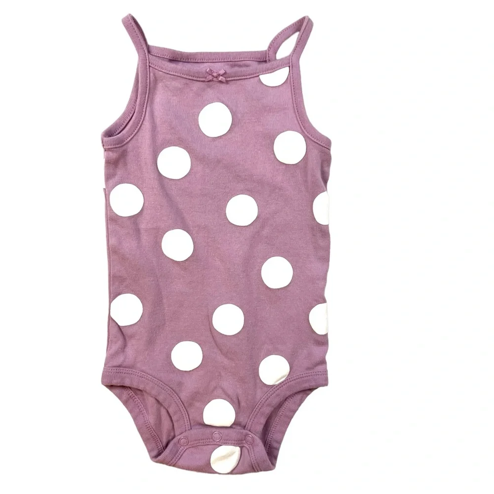 Carters 18M 5 Piece Baby Girl Casual Thin Strap Onesies - Picture 7 of 8